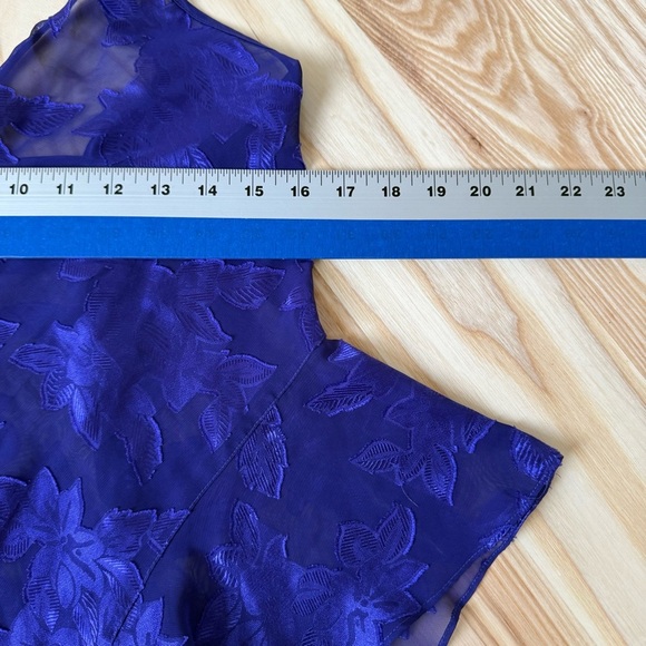 Vintage Victoria's Secret Gold Label Body Suit Women’s Small Purple Floral Sheer - Picture 7 of 8